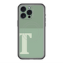 スリムプロテクションプレミアムケース with MagSafe［ オリジナル - initial two tone - T green ］