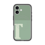 スリムプロテクションプレミアムケース with MagSafe［ オリジナル - initial two tone - T green ］