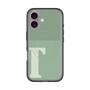 スリムプロテクションプレミアムケース with MagSafe［ オリジナル - initial two tone - T green ］