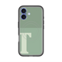 スリムプロテクションプレミアムケース with MagSafe［ オリジナル - initial two tone - T green ］