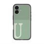 スリムプロテクションプレミアムケース with MagSafe［ オリジナル - initial two tone - U green ］