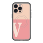 スリムプロテクションプレミアムケース with MagSafe［ オリジナル - initial two tone - V pink ］