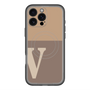 スリムプロテクションプレミアムケース with MagSafe［ オリジナル - initial two tone - V brown ］