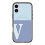 スリムプロテクションプレミアムケース with MagSafe［ オリジナル - initial two tone - V blue ］