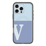 スリムプロテクションプレミアムケース with MagSafe［ オリジナル - initial two tone - V blue ］
