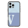 スリムプロテクションプレミアムケース with MagSafe［ オリジナル - initial two tone - V blue ］