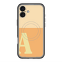 スリムプロテクションプレミアムケース with MagSafe［ オリジナル - initial two tone - A orange ］
