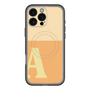 スリムプロテクションプレミアムケース with MagSafe［ オリジナル - initial two tone - A orange ］