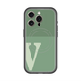 スリムプロテクションプレミアムケース with MagSafe［ オリジナル - initial two tone - V green ］