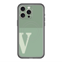 スリムプロテクションプレミアムケース with MagSafe［ オリジナル - initial two tone - V green ］