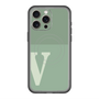 スリムプロテクションプレミアムケース with MagSafe［ オリジナル - initial two tone - V green ］