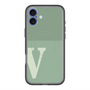 スリムプロテクションプレミアムケース with MagSafe［ オリジナル - initial two tone - V green ］