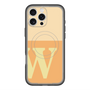 スリムプロテクションプレミアムケース with MagSafe［ オリジナル - initial two tone - W orange ］