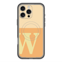 スリムプロテクションプレミアムケース with MagSafe［ オリジナル - initial two tone - W orange ］
