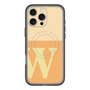 スリムプロテクションプレミアムケース with MagSafe［ オリジナル - initial two tone - W orange ］