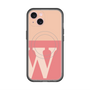 スリムプロテクションプレミアムケース with MagSafe［ オリジナル - initial two tone - W pink ］