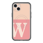 スリムプロテクションプレミアムケース with MagSafe［ オリジナル - initial two tone - W pink ］