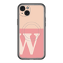 スリムプロテクションプレミアムケース with MagSafe［ オリジナル - initial two tone - W pink ］