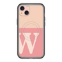 スリムプロテクションプレミアムケース with MagSafe［ オリジナル - initial two tone - W pink ］