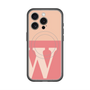 スリムプロテクションプレミアムケース with MagSafe［ オリジナル - initial two tone - W pink ］