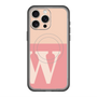 スリムプロテクションプレミアムケース with MagSafe［ オリジナル - initial two tone - W pink ］