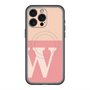 スリムプロテクションプレミアムケース with MagSafe［ オリジナル - initial two tone - W pink ］