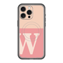 スリムプロテクションプレミアムケース with MagSafe［ オリジナル - initial two tone - W pink ］