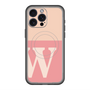 スリムプロテクションプレミアムケース with MagSafe［ オリジナル - initial two tone - W pink ］