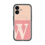 スリムプロテクションプレミアムケース with MagSafe［ オリジナル - initial two tone - W pink ］