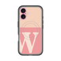 スリムプロテクションプレミアムケース with MagSafe［ オリジナル - initial two tone - W pink ］