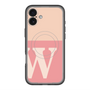 スリムプロテクションプレミアムケース with MagSafe［ オリジナル - initial two tone - W pink ］