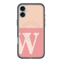 スリムプロテクションプレミアムケース with MagSafe［ オリジナル - initial two tone - W pink ］