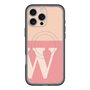 スリムプロテクションプレミアムケース with MagSafe［ オリジナル - initial two tone - W pink ］