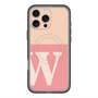 スリムプロテクションプレミアムケース with MagSafe［ オリジナル - initial two tone - W pink ］
