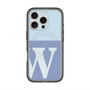スリムプロテクションプレミアムケース with MagSafe［ オリジナル - initial two tone - W blue ］