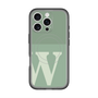 スリムプロテクションプレミアムケース with MagSafe［ オリジナル - initial two tone - W green ］