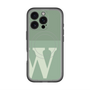 スリムプロテクションプレミアムケース with MagSafe［ オリジナル - initial two tone - W green ］