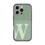 スリムプロテクションプレミアムケース with MagSafe［ オリジナル - initial two tone - W green ］
