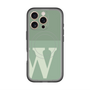 スリムプロテクションプレミアムケース with MagSafe［ オリジナル - initial two tone - W green ］