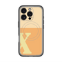 スリムプロテクションプレミアムケース with MagSafe［ オリジナル - initial two tone - X orange ］