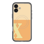 スリムプロテクションプレミアムケース with MagSafe［ オリジナル - initial two tone - X orange ］