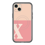 スリムプロテクションプレミアムケース with MagSafe［ オリジナル - initial two tone - X pink ］