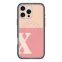 スリムプロテクションプレミアムケース with MagSafe［ オリジナル - initial two tone - X pink ］