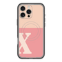 スリムプロテクションプレミアムケース with MagSafe［ オリジナル - initial two tone - X pink ］