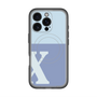 スリムプロテクションプレミアムケース with MagSafe［ オリジナル - initial two tone - X blue ］