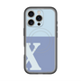 スリムプロテクションプレミアムケース with MagSafe［ オリジナル - initial two tone - X blue ］