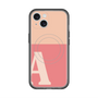 スリムプロテクションプレミアムケース with MagSafe［ オリジナル - initial two tone - A pink ］