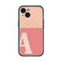スリムプロテクションプレミアムケース with MagSafe［ オリジナル - initial two tone - A pink ］