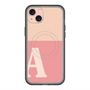 スリムプロテクションプレミアムケース with MagSafe［ オリジナル - initial two tone - A pink ］