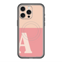 スリムプロテクションプレミアムケース with MagSafe［ オリジナル - initial two tone - A pink ］